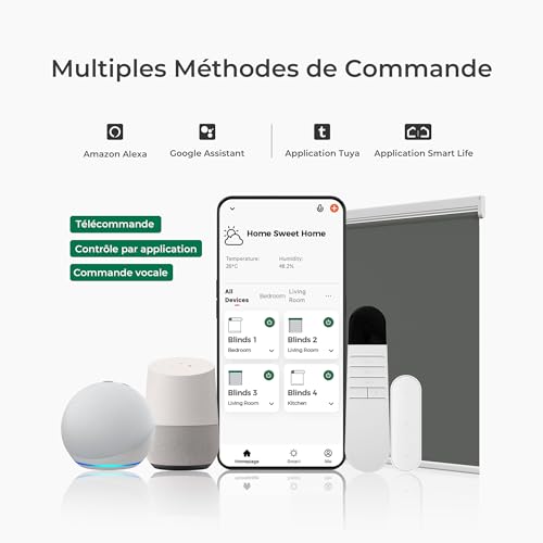 Store occultant électrique sans perçage pour bloquer la chaleur du soleil - 5