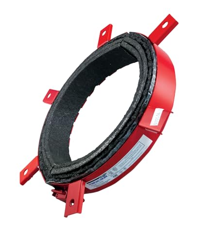 Image of RectorSeal Metacaulk Intumescent Pipe Collar 66354, Fits Well in Limited Access Areas, Firestop, 6 inch