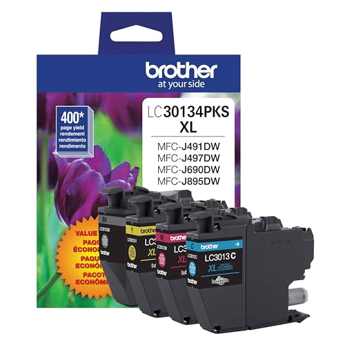 Cartouches d'encre Brother LC3013 couleur 400 pages pack de 4 - 2