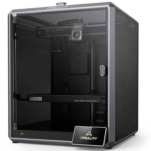 Creality K1 Max 3D Printer, 600mm/s Max High Speed 3D Printers with Auto Leveling, Dual Cooling, Smart AI Function and O