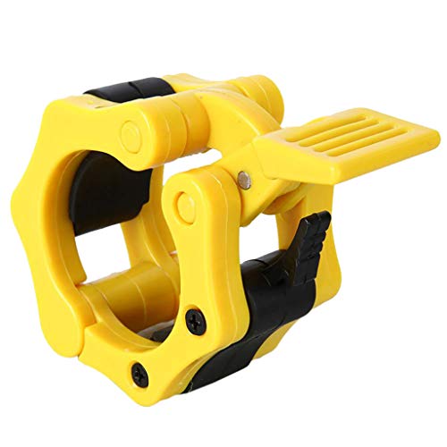 Wenjuan Olympic Barbell Clamp Pair of 2" Inch Pro ABS Locking Clamps Perfect