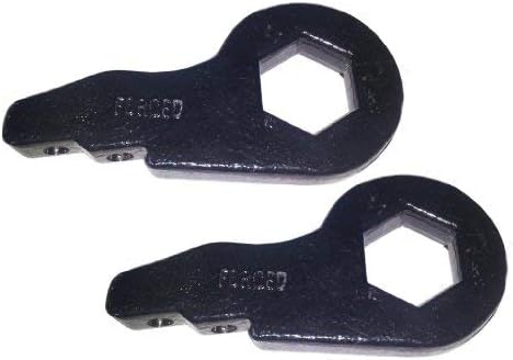 QSA 2" Adjustable Torsion Leveling Lift Keys. Compatible with 2000-2010 Chevrolet GMC 1500HD, 2500HD, 3500HD FORGED - Fits RPO Codes FK2-FK3, FF6-FF7, FF8-FF9 Codes in Glove box!