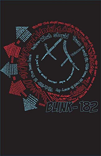 Posters Royale Blink-182 American Rock Band Pop Punk Alternative Rock Punk Rock Skate Punk Mark Hoppus Travis Barker Matt Skiba Singer Songwriter Musician 12 x 18 Inch Quoted Multicolour Rolled BI103