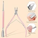 Makartt Cuticle Remover Kit, Nail Care Kit with Cuticle Oil Pen, Cuticle Trimmer, Nail File & 120ml Cuticle Remover Liquid, Nail Manicure Kit for Cuticle Softener & Moisturize - Image 3