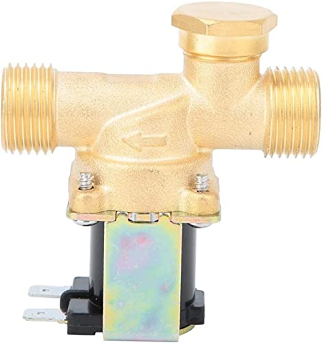 Électrovanne en laiton 12V 220V normalement fermée pour entrée d'eau - 4