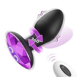 Anal Vibrator Adult Sex Toys with 10 Rotating &...