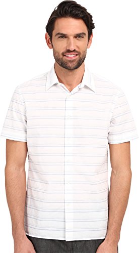 Perry Ellis Men's Horizontal Textured Stripe Shirt