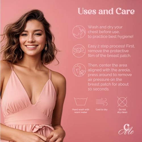Image of coverme Nipple Covers, Silicone Sticky Pasties for Women, Skin-Tone Adhesive with Travel Case, Ultra-Comfort, Reusable!