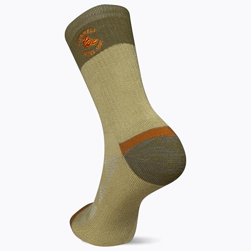 Image of Merrell Men's and Women's MOAB Hiking Midweight Cushion Socks - Unisex Coolmax Moisture Management and Arch Support
