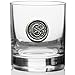 English Pewter Company 11oz Old Fashioned Whiskey Rocks Glass With Monogram Initial - Unique Gifts For Men - Personalized Gifts With Your Choice of Initial (C) MON103