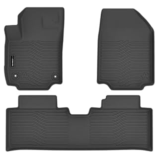 Auxko All Weather Floor Mats Fit for Chevy Equinox/GMC Terrain 2025 2026 (Not EV) TPE Rubber Liners Set All Season Guard Odorless Anti-Slip Floor Mats