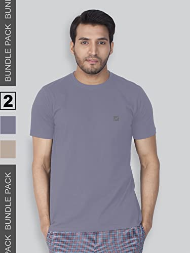 Image of Lux Nitro Men's Solid Regular Fit T-Shirt
