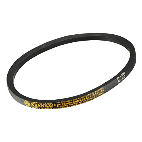 uxcell A20 Drive V-Belts 20" Inner Length 13mm Width 8mm Thick JIS Standard A-Section Rubber Drive Transmission Belt