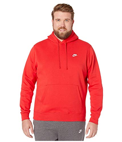 Nike Club Sweat à Capuche Homme, University Red/University Red/White, M