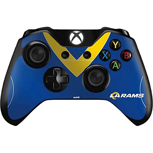 Skinit Decal Gaming Skin Compatible with Xbox One Controller - Officially Licensed NFL Los Angeles Rams Team Jersey Design
