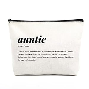 Aunt Gifts Best Auntie Gifts from Niece Funny Christmas Birthday Gifts for Women New Auntie Gifts Makeup Bag Mothers Day Gifts for Aunt Auntie Gifts from Nephew Aunt Gifts Best Auntie Gifts from Niece Funny Christmas Birthday Gifts for Women New Auntie Gifts Makeup Bag Mothers Day Gifts for Aunt Auntie Gifts from Nephew