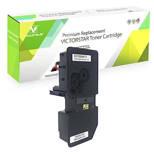 VICTORSTAR @ Compatible Toner Cartridge TK5242 TK-5242 for Kyocera ECOSYS P5026cdn / P5026cdw / M5526cdn / M5526cdw Laser Printers (Black)