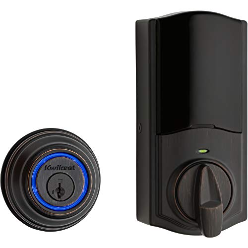 Kwikset 99250-823 Kevo 2nd Gen Bluetooth Touch-to-Open Refurbished Smart Deadbolt Door Lock Featuring