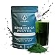 Aligma Bio Spirulina Pulver 1000 Gram zur Stärkung des Immunsystems Super Greens-Pulver voller Nährstoffe und Vitamine, Kalzium, glutenfreies und veganes Proteinpulver |Wiederverschließbare Verpackung