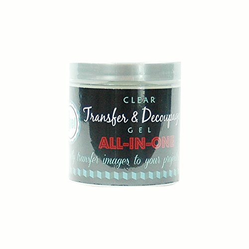 1Gel, Color Clear, Size: 8oz Image Transfer and Decoupage All-in-One Gel