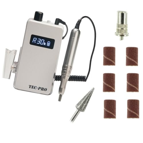 Pulidor de uñas portátil y recargable Tec-Pro miniatura 1