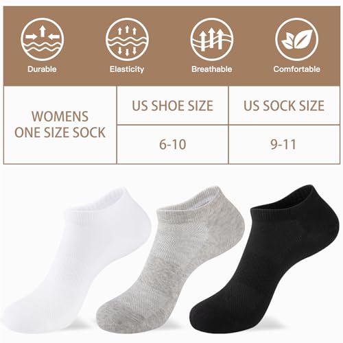eallco 8 Pairs Womens Ankle Cotton Socks Low Cut Running Thin Short Breathable Sport Casual Socks2