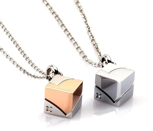 [Ys jewelry] yyAZbgizyAlbNX jZbg ςȂ OK Vv l XeX cube _CX ̓I n[g тIH Bn[gXeX 316L AM[ `F[ MtgP[X t M