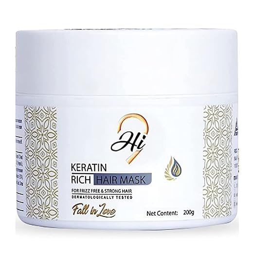 Mascarilla capilar rica en queratina para cabello fuerte y sin encrespamiento  Máscara proteica para reparación intensa del cabello dañado y seco