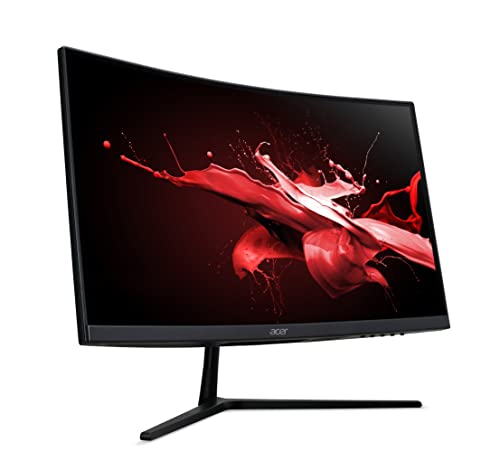 ACER Monitor Gamer EI242QR Tela de 23.6 Curva, Resolução de 1920 x 1080 Full HD Tecnologia AMD FreeSync Premium Preto
