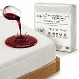 Degrees Home – Protector de Colchón Impermeable y Transpirable con Banda Ajustable (90x190/200) – Antiácaros, Lavable y Certificado Oeko-Tex – Cubre Colchón Ajustable hasta 32 cm