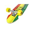 Krown Kick Tail Rasta Longboard