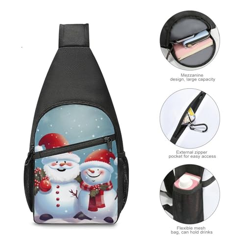 Bolso bandolera casual para senderismo y viaje unisex miniatura 5