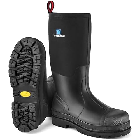 Trudave Men's Insulated Rubber Boots Cover