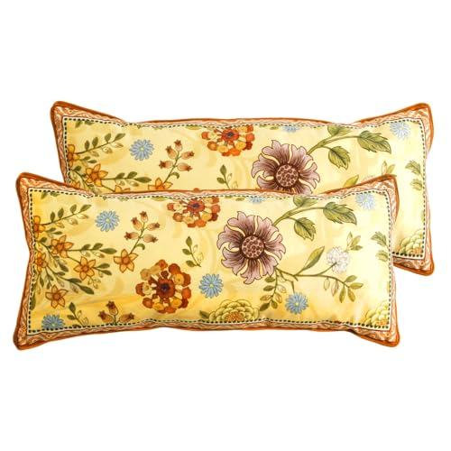 bilin gaier Designer Velvet Throw Pillow Covers,28"x12" Set of 2-Bellano