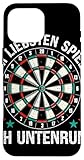 Einfache Installation Hülle für iPhone 16 Pro Max Am Liebsten Spiele Ich Untenrum Darten Dartscheibe Dartspiel