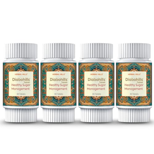 Image of Herbal Hills Diabohills Tablets (60 Tablets Pack of 4)