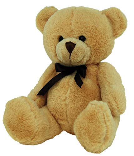 Elka Australia 0427-BRN Baxter Teddy Bear Soft Plush Toy, Brown, 14 Centimeters