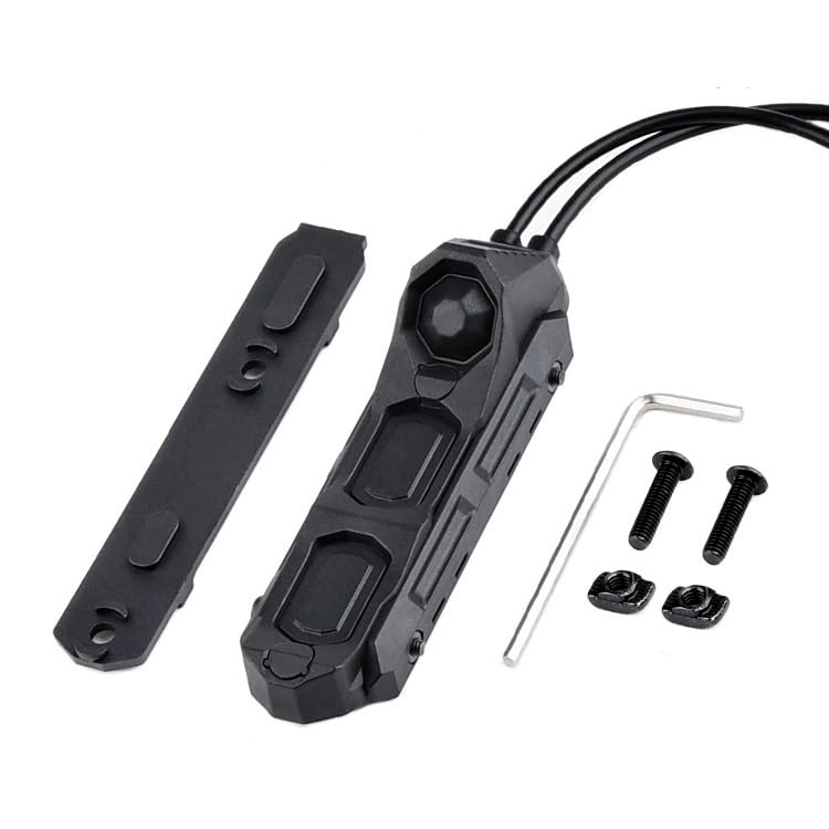 Tactical Pressure Switch For Weapon Lights - Modular Button Remote For SF M300/M600 & PEQ Series