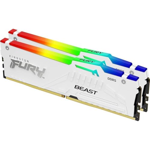 DDR5 64GB (2x32GB) メモリ キングストン Kingston Fury Beast 64GB (2x32GB) 6000MT/s DDR5 CL36 RGB