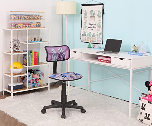 Image of Disney Frozen 2 Adjustable Swivel Mesh Rolling Desk Chair, for Kids, Teens and Adults