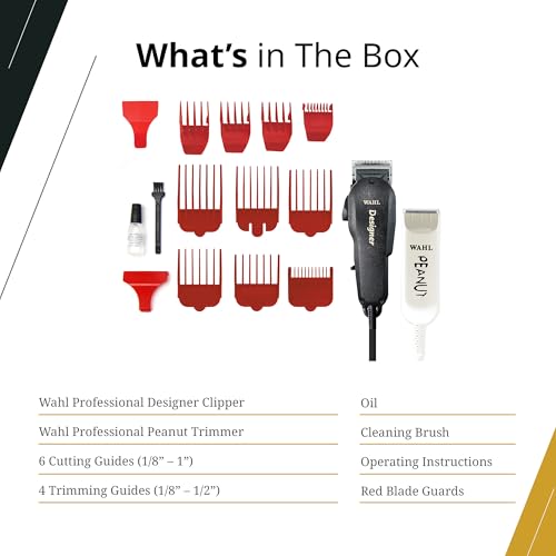 image for Wahl Professional All Star Corded Combo Includes Designer Clipper and 