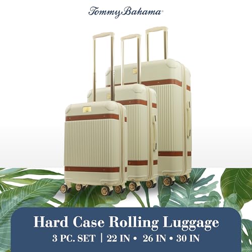 Tommy Bahama Rolling Luggage Set