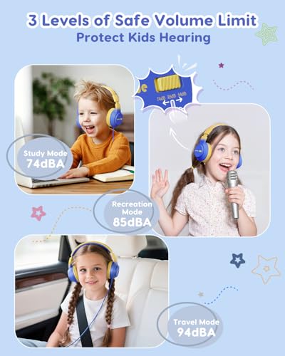 Auriculares niños evitan daños auditivos cascos acolchados ipad 2