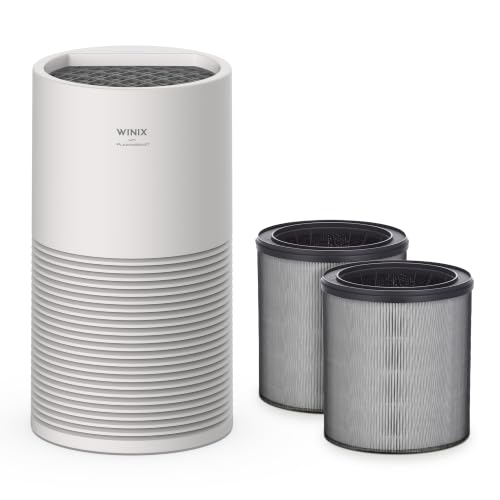 WINIX AT40 Air Purifier with 2 Years of Filters for Extra Large Room Up to 1968 Ft² in 1 Hr With Air Quality Monitor, True HEPA, Carbon Filter and Auto Mode, Captures Dander, Smoke, Dust
