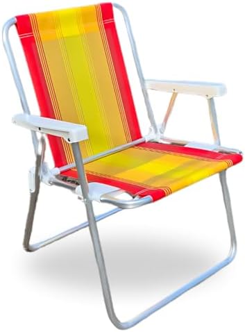 Cadeira de Praia Jardim em Alumínio Resistência e Conforto para v...