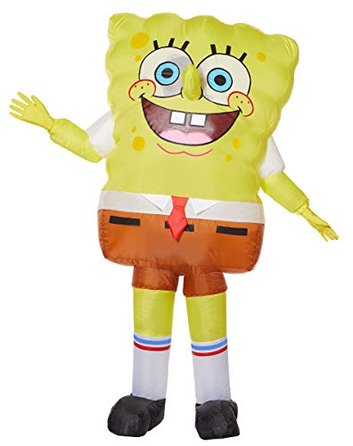 Spirit Halloween Spongebob Squarepants Adult Inflatable Spongebob Costume | Officially Licensed | Nickelodeon | Funny Costume - OSFM