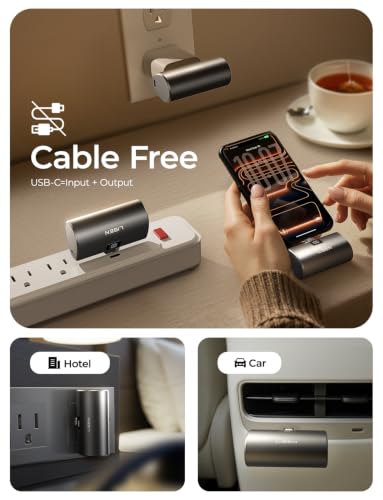 6800mAh 22.5W Lisen USB-C Capsule Mini Portable Charger - image 8