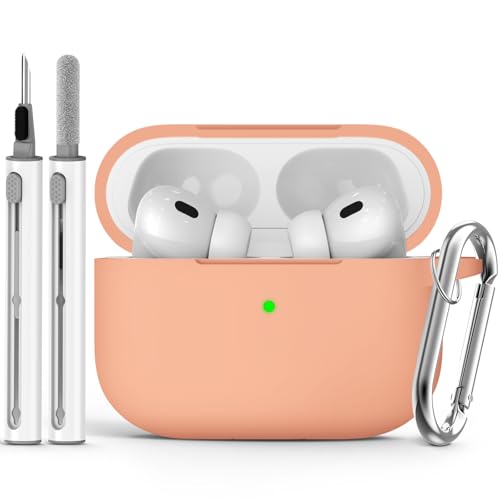 Image of Ljusmicker for AirPods Pro Case Cover with Cleaner Kit,Salmon