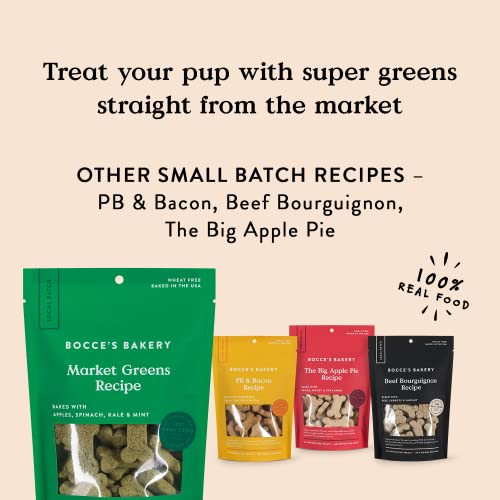 Bocce's Bakery Beef Bourguignon Recipe Treats For Dogs, Wheat-Free Dog Treats, Made With Real Ingredients, Baked In The Usa, All-Natural Beef, Carrots & Parsley Biscuits, 8 Oz #TOP3