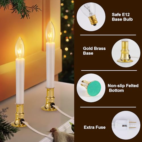 Tobusa GY-C-10.6-U-A29 4 Pack Christmas Electric Window Candle Lights thumb #4